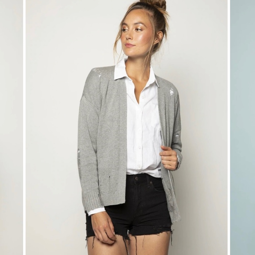 27 Miles Malibu • Tiffany Cardigan • Chalk